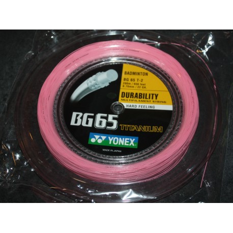 ALTB - POSE AVEC BG65TI ROSE YONEX