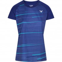 VICTOR TEE-SHIRT T-34100 B FEMME Blue 