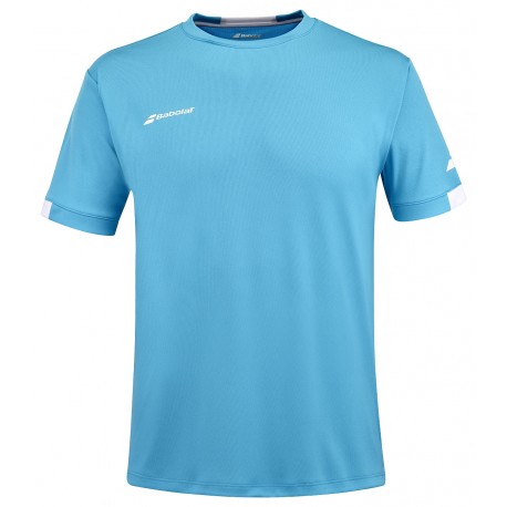 BABOLAT PLAY CREW NECK TEE MEN Cyan Blue 2024