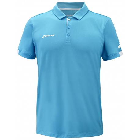 BABOLAT PLAY POLO MEN Cyan Blue 2024