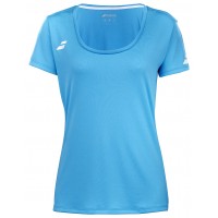 BABOLAT PLAY CAP SLEEVE TOP WOMEN Cyan Blue