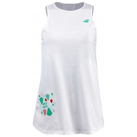 BABOLAT PADEL COTTON TANK WOMEN White White 2024