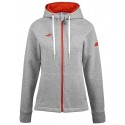 BABOLAT EXERCISE HOOD JACKET WOMEN High Rise Hthr