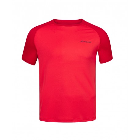 BABOLAT PLAY CREW NECK TEE BOY Tomato Red