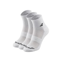 BABOLAT PACK 3 PAIRES QUARTER SOCKS White