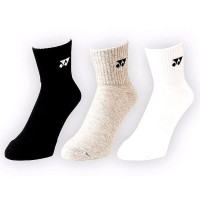 YONEX PACK 3 PAIRES CHAUSSETTES MI-HAUTES 19141EX Assorted