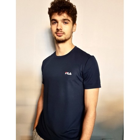 TEE-SHIRT LOGO SMALL Marine Unisexe