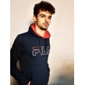 SWEAT HOODY WILLIAM Marine Unisexe