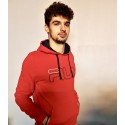 SWEAT HOODY WILLIAM Rouge Unisexe