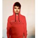 SWEAT HOODY WILLIAM Rouge Unisexe