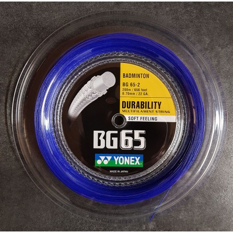 UST - POSE AVEC BG65 BLEU YONEX