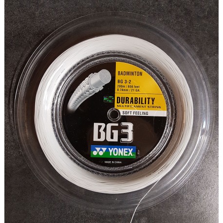 BCC - POSE AVEC BG3 BLANC YONEX