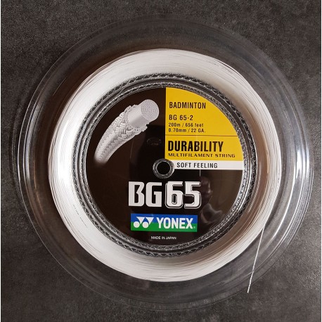 ESBB - POSE AVEC BG65 BLANC YONEX
