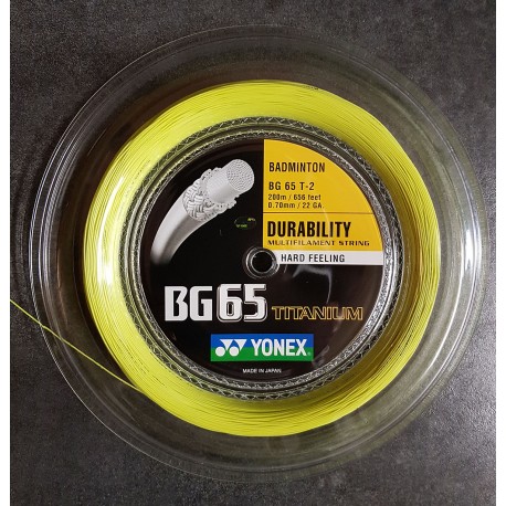 ESBB - POSE AVEC BG65 JAUNE YONEX